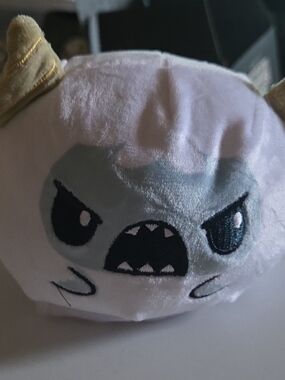 TeeTurtle Reversible Cryptid Plush Monster Soft Toy - White and Gray